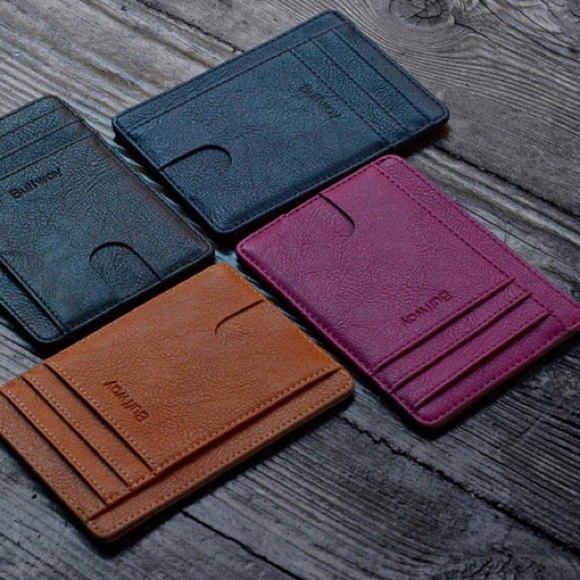 Minimalist BA PURPLE Slim RFID BLOCKING WALLET*NWT - Picture 5 of 5